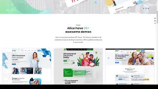 Alico - Insurance WordPress advisory life insurance Website Builder screenshot 2