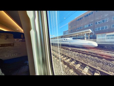 Train Ambience | Hikari Shinkansen | Nagoya to Shin-Yokohama