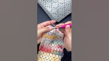 Easy Crochet Scarf Stitch #crochet #scarf