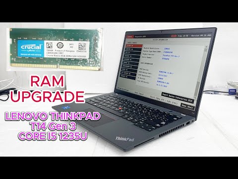 Lenovo ThinkPad T14 Gen 3 i5 1235U RAM Upgrade Tutorial | 21AH006FGR | Lenovo ThinkPad T14 Gen 3 Lenovo ThinkPad T14 Gen 3 i5 1235U RAM Upgrade Tutorial | 21AH006FGR | Lenovo ThinkPad T14 Gen 3