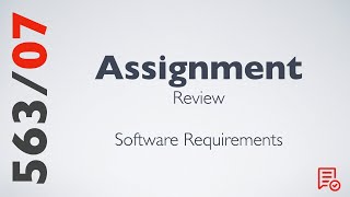 CSE563 | Software Requirements | Assignment Review