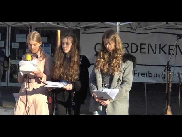 Querdenken Freiburg 14 11 2020 Luisa Linnea Und Feli Drei Schulerinnen Aus Freiburg Youtube