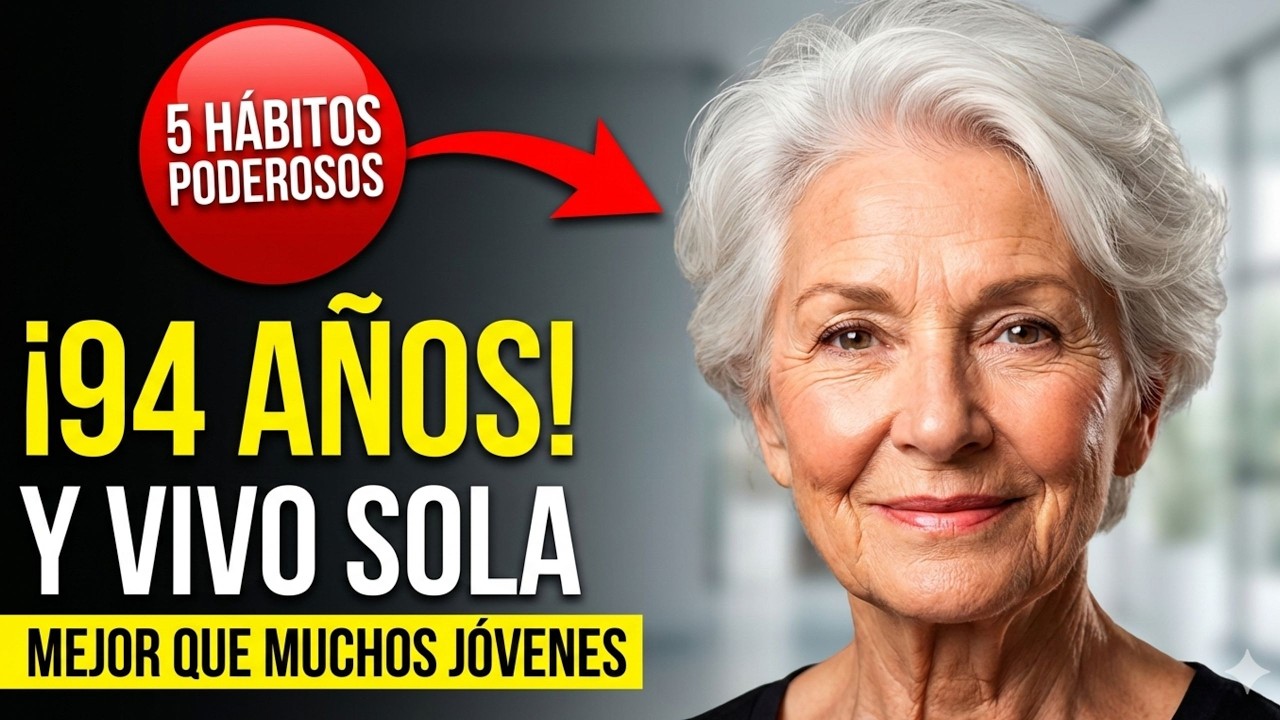 94 Años y Vivo Sola: 5 Hábitos que Me Hacen Sentir Mejor que Muchos Jóvenes