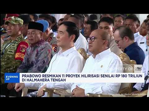 Prabowo Inaugurates 11 Downstreaming Projects Worth Rp 180 Trillion in Central Halmahera