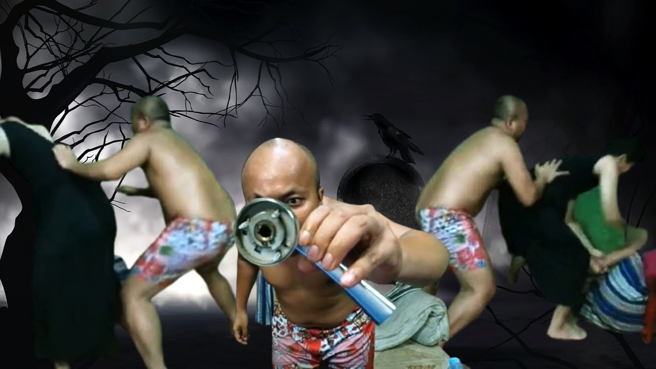 RUSAK LAH PINTU KU GARA GARA HANTU INI !!!