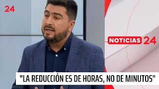 Director del Trabajo y la Ley 40 Horas: “La reducción es de horas, no de minutos” | 24 Horas TVN