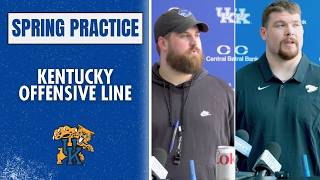 Kentucky Football's Offensive Line Provides Update From Spring Practice