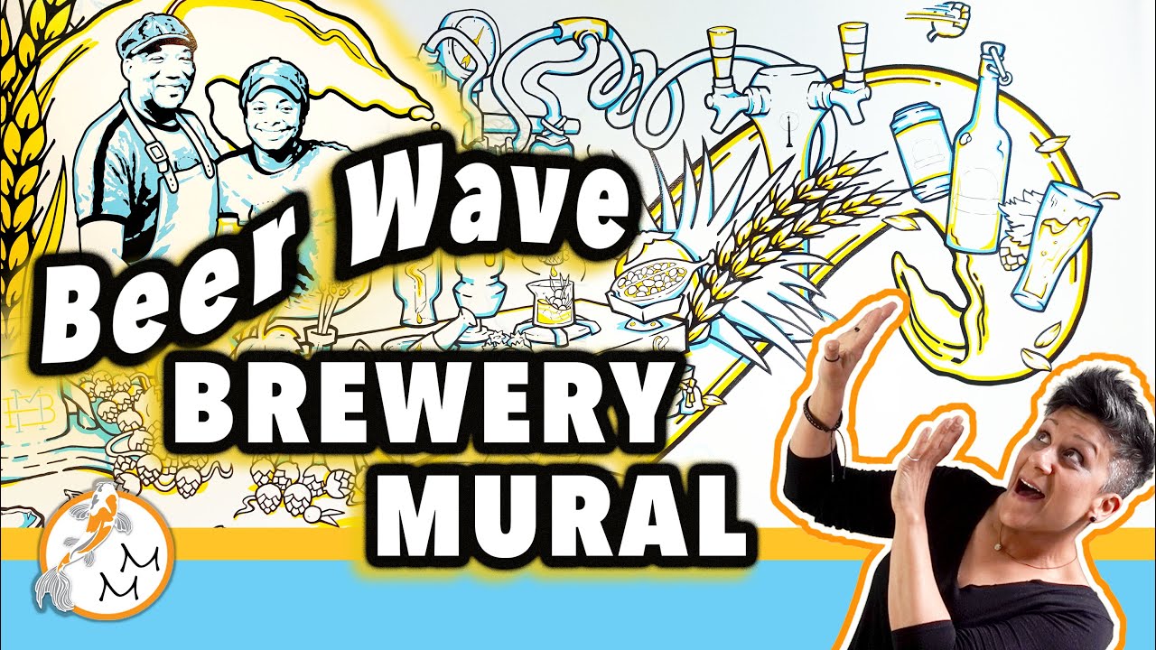 MM | Beer Wave Mural – Montclair Brewery