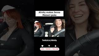 Alinity - Alinity makes Jenna Meowri puke