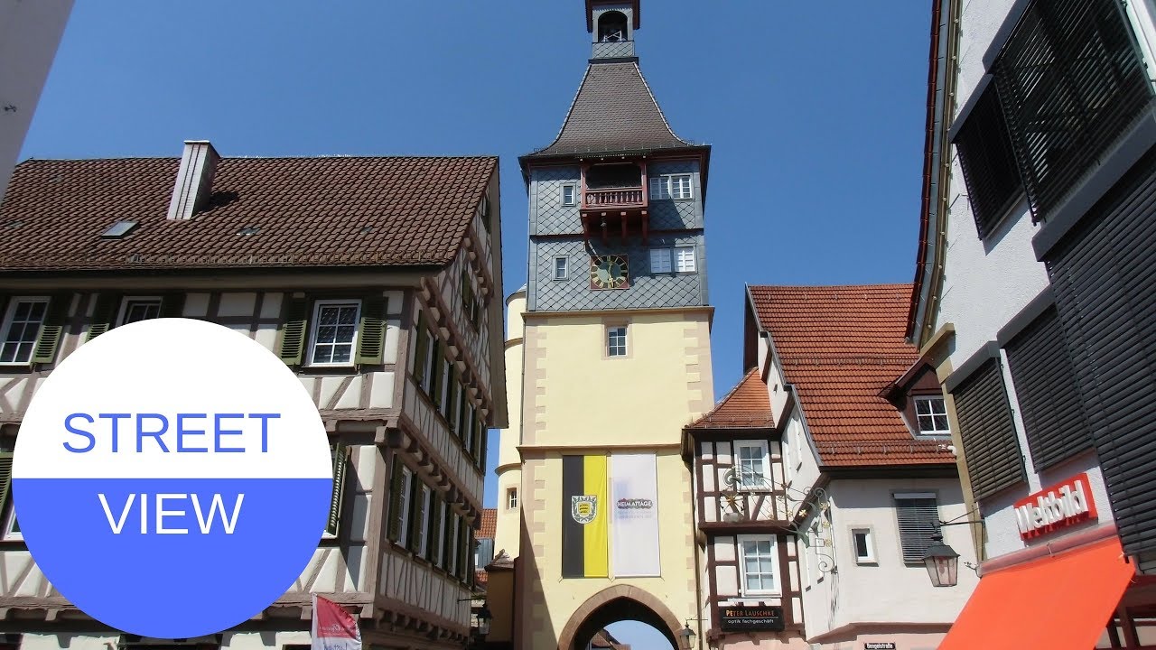 STREET VIEW in Winnenden in GERMANY YouTube