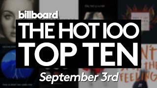 early release billboard hot 100 top 10 september 3rd 2016 countdown official