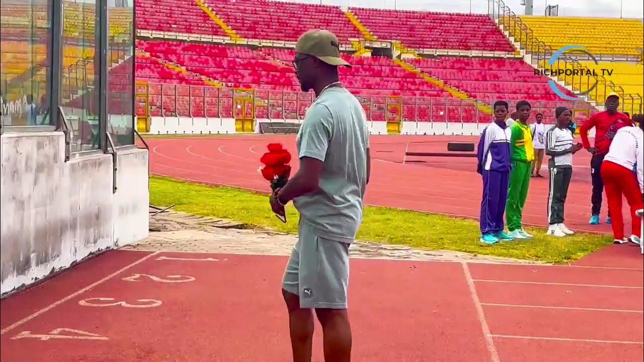 Eric Nkansah Pays Tribute To The Ghanaian Fallen Heroes at The Baba Yara Sports Stadium Eric Nkansah Pays Tribute To The Ghanaian Fallen Heroes at The Baba Yara Sports Stadium