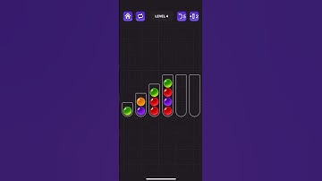 Level 4 - Ball Sort - Color Puzzle Master