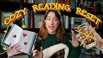 Cozy Reading Reset 📚☕ books instead of scrolling