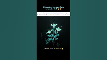 🌸 Beautiful Flower Animation Using Only CSS #webdevelopment #comedy #animation #shorts