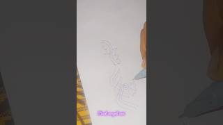 Easy rangoli side border's @mvsk_rangoli_arts