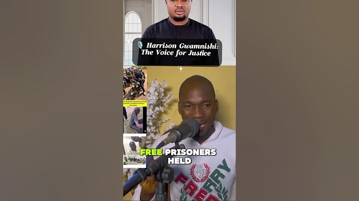 Meet Harrison Gwamnishu  the activist breaking chains and fighting for what's right    #BehindBars