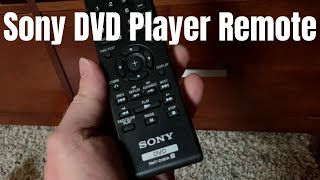 Sony RMT-D197A DVD Player Remote Control screenshot 4