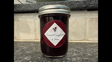 How to Make Concord Grape Jam | From Grapevine to Jar, Step by Step | The Best Concord Grape Jam!