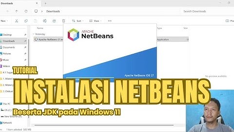 Step by Step Install NetBeans & JDK di Windows 11 | Tutorial Lengkap untuk Pemula