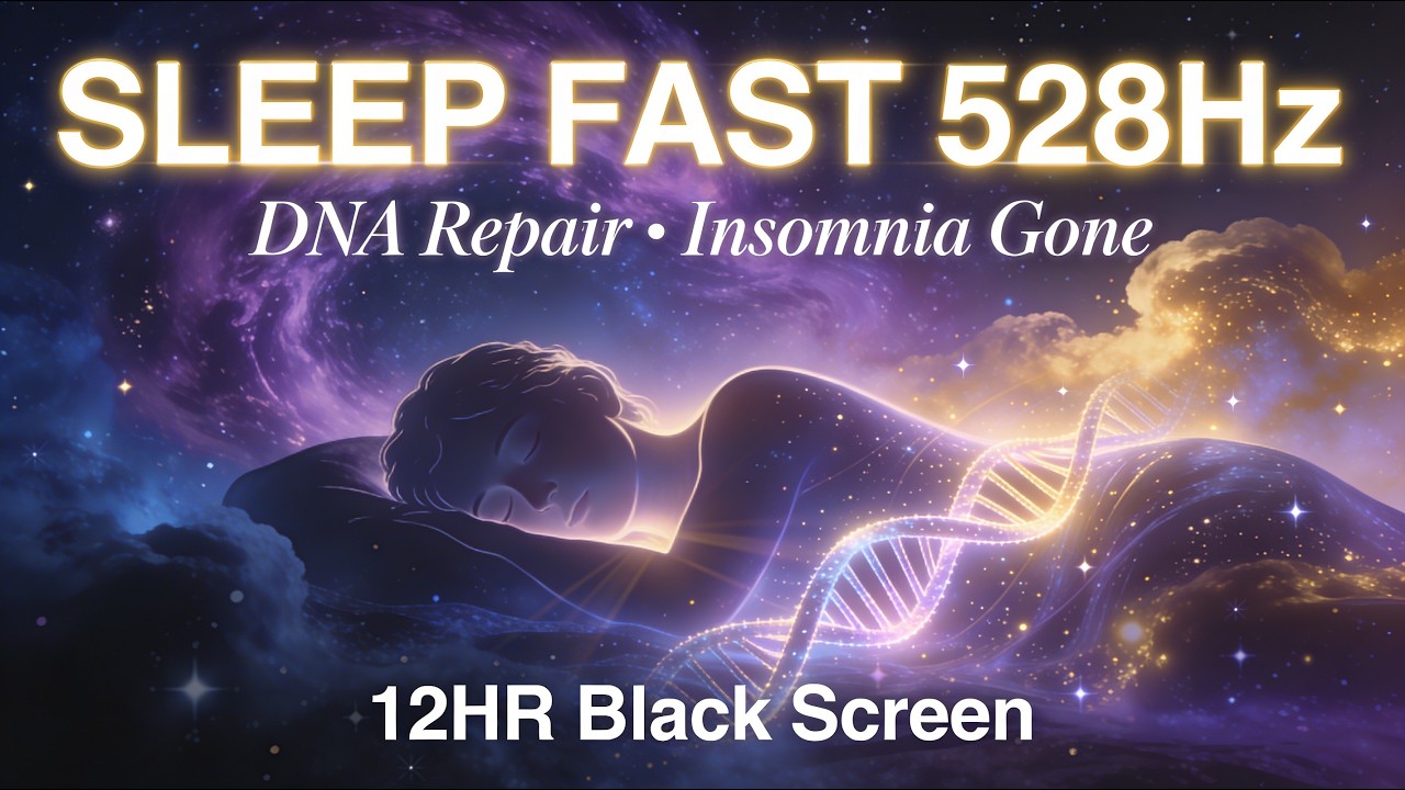 528 Hz Deep Sleep 🌙 Music | Insomnia | Stress | Black Screen | - YouTube