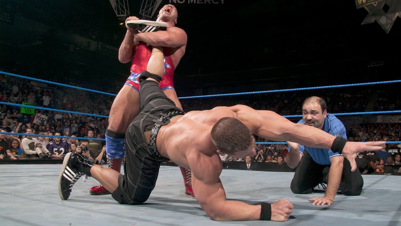 Story of Kurt Angle vs. John Cena | No Mercy 2003