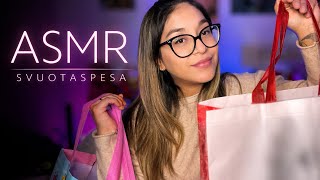 ASMR ITA: SVUOTA LA SPESA CON ME 🛍️ MEGA HAUL | TAPPING E SUSSURRI PER DORMIRE
