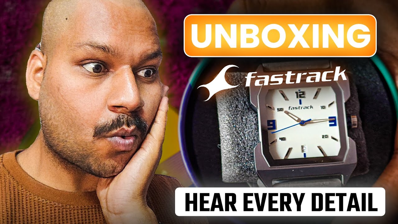 Unboxing a Fastrack Watch with Real Sound | ASMR Satisfaction | Wrist ...