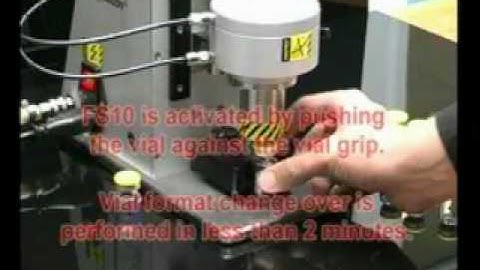 Flexible crimp capping unit for vials -  FS10 and FS32 - Watson-Marlow Flexicon