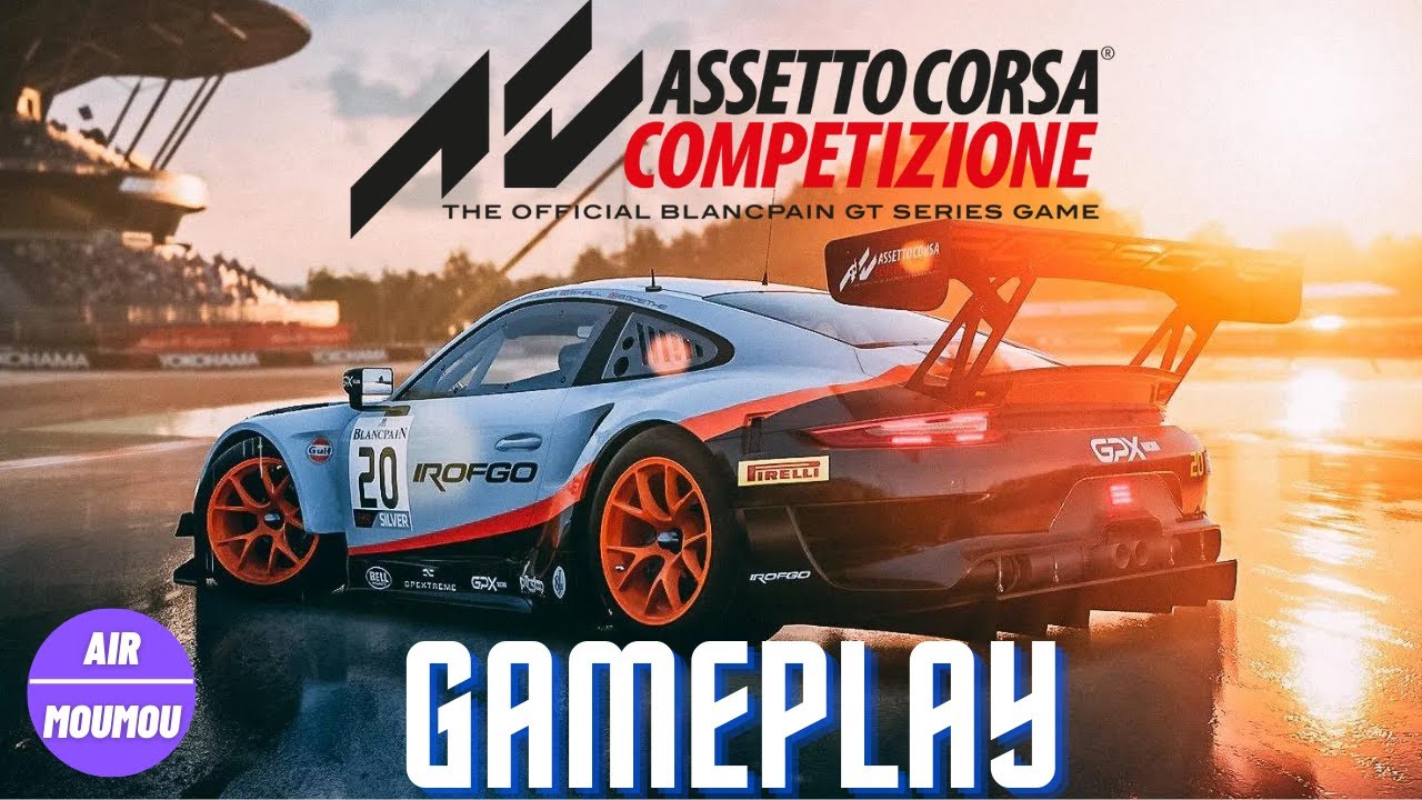 Assetto Corsa Competizione ACC Gameplay Débutant PC Steam - YouTube