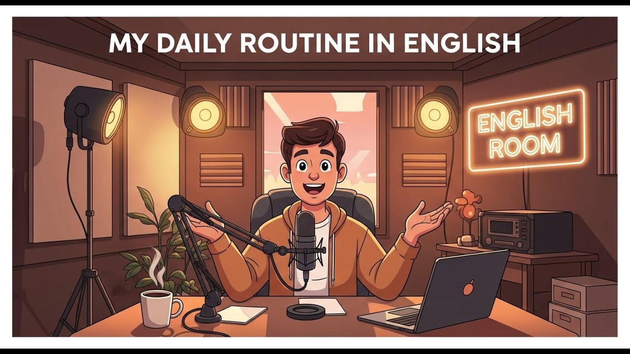 My Daily Routine in English | Easy English Speaking Practice for ...