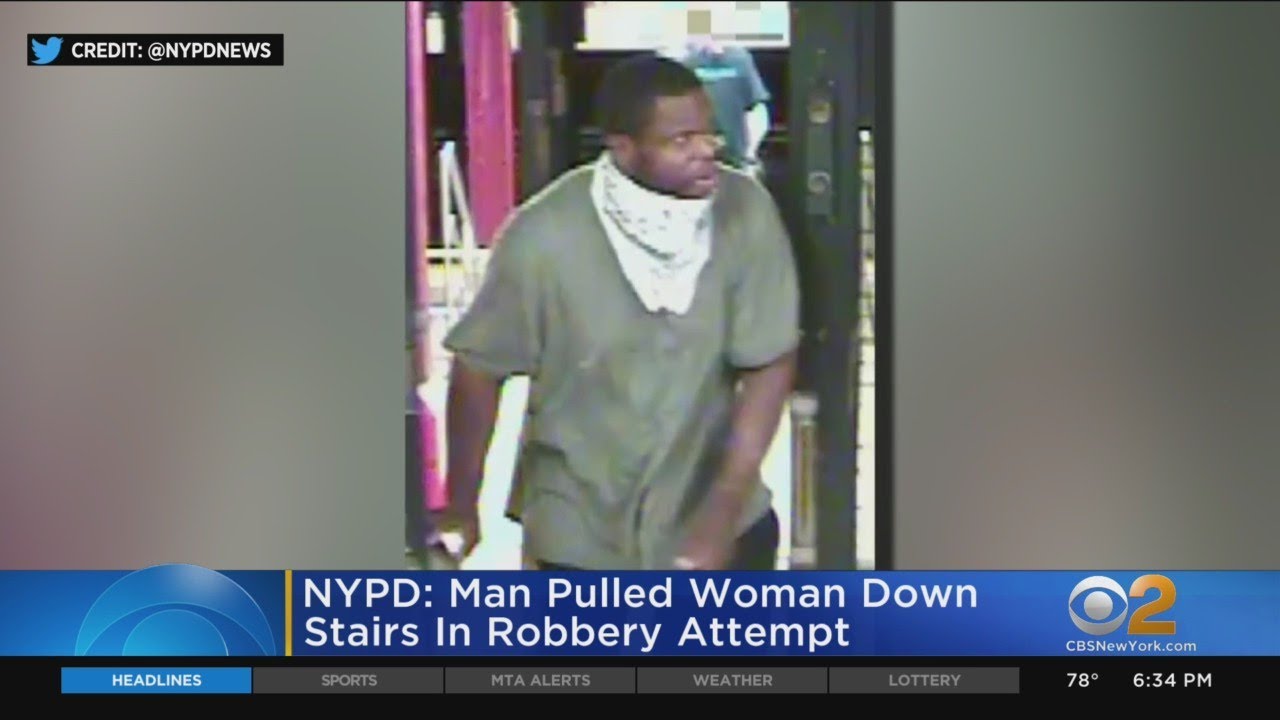 Police: Woman Pulled Down Subway Station Stairs, Injured - YouTube