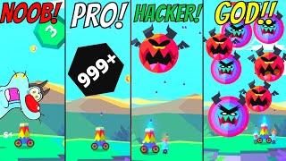 Noob vs pro vs hacker vs god in colour ball blast | Oggy, Jack , Bob || Bold gaming. screenshot 5