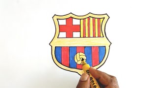 How to Draw the FC Barcelona Logo