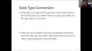 Conversion Functions in Python