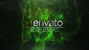 Bright Particles Flow Logo Reveal