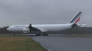 Air France Airbus A340 Making It's Last Ever Landing! | Twente Airport