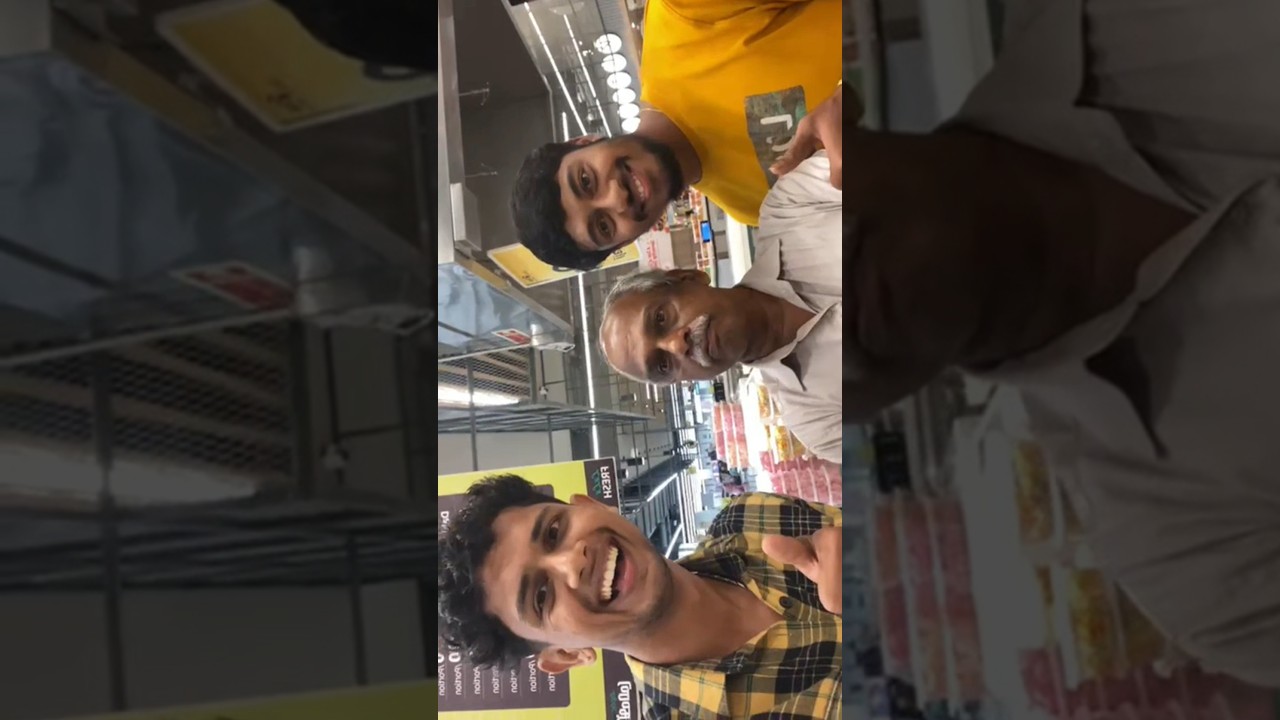 Prank, taking selfie with random people on mall  