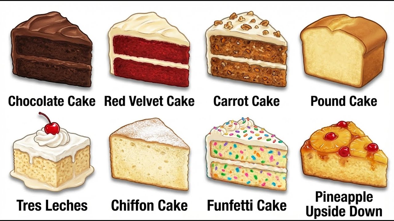 Every Cake Explained in 8 Minutes