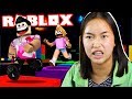 ROBLOX SISTER CHEATS IN *SECRET* MOON SPEED RUN 4 OBBY!!