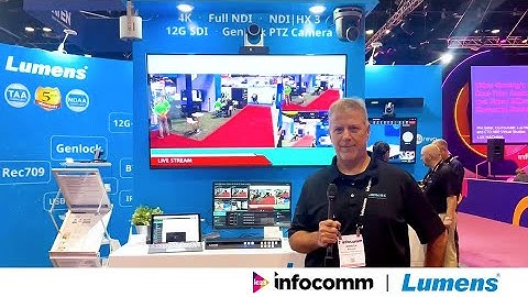 Lumens @ InfoComm 2023: LC200 Media Processor, VC-TR30 AI Auto Tracking Camera & more