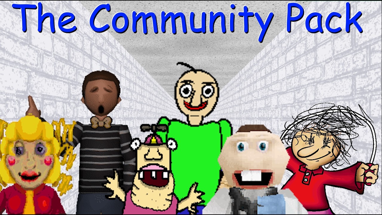Baldi's Basics Plus The Community Pack (BB+ Mod) - YouTube