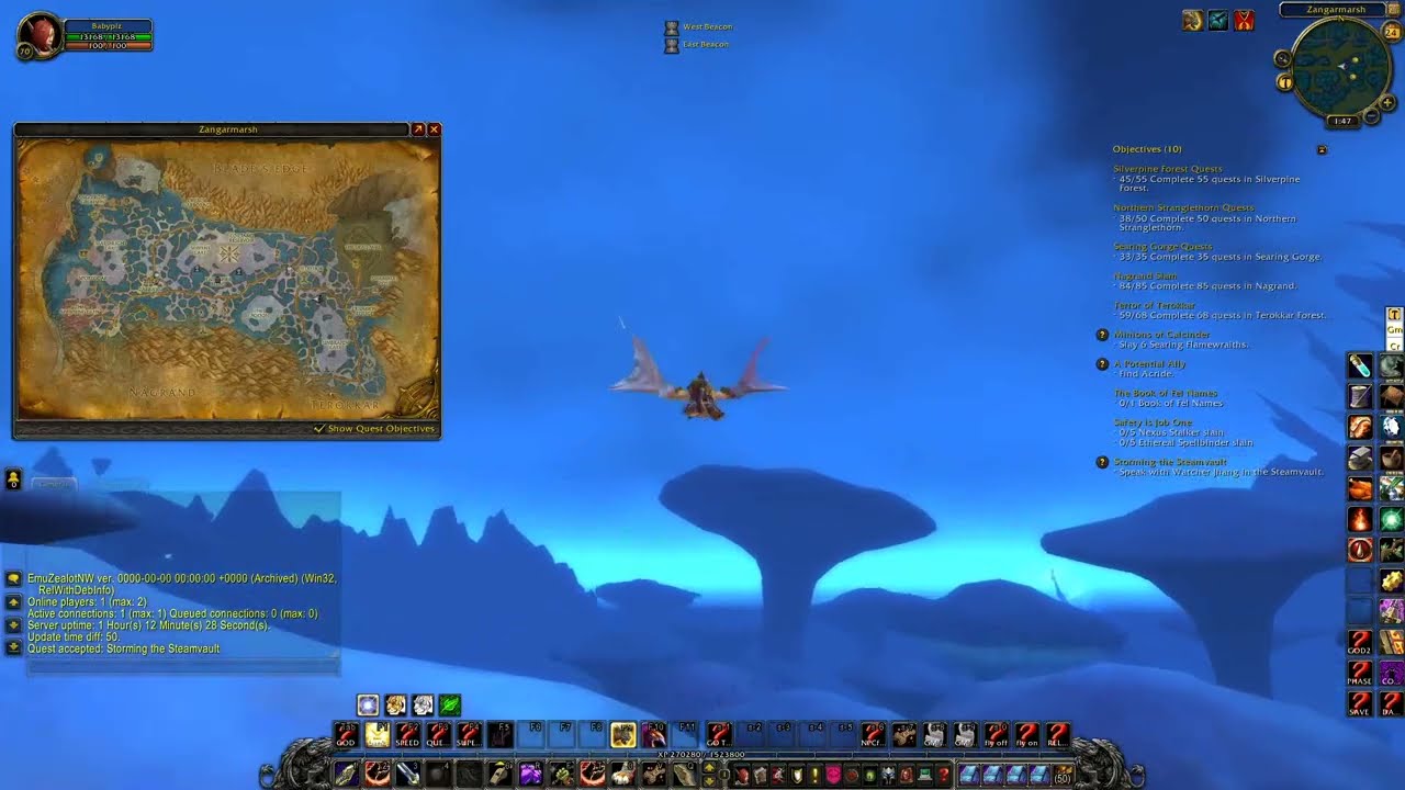 WOW Cata Quest 'Storming the Steamvault - 29616' Horde on a PS