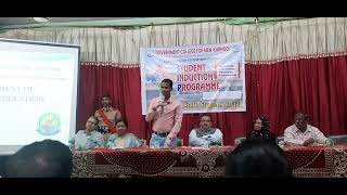 student Induction Program at GCM Kurnool on 26.9.24