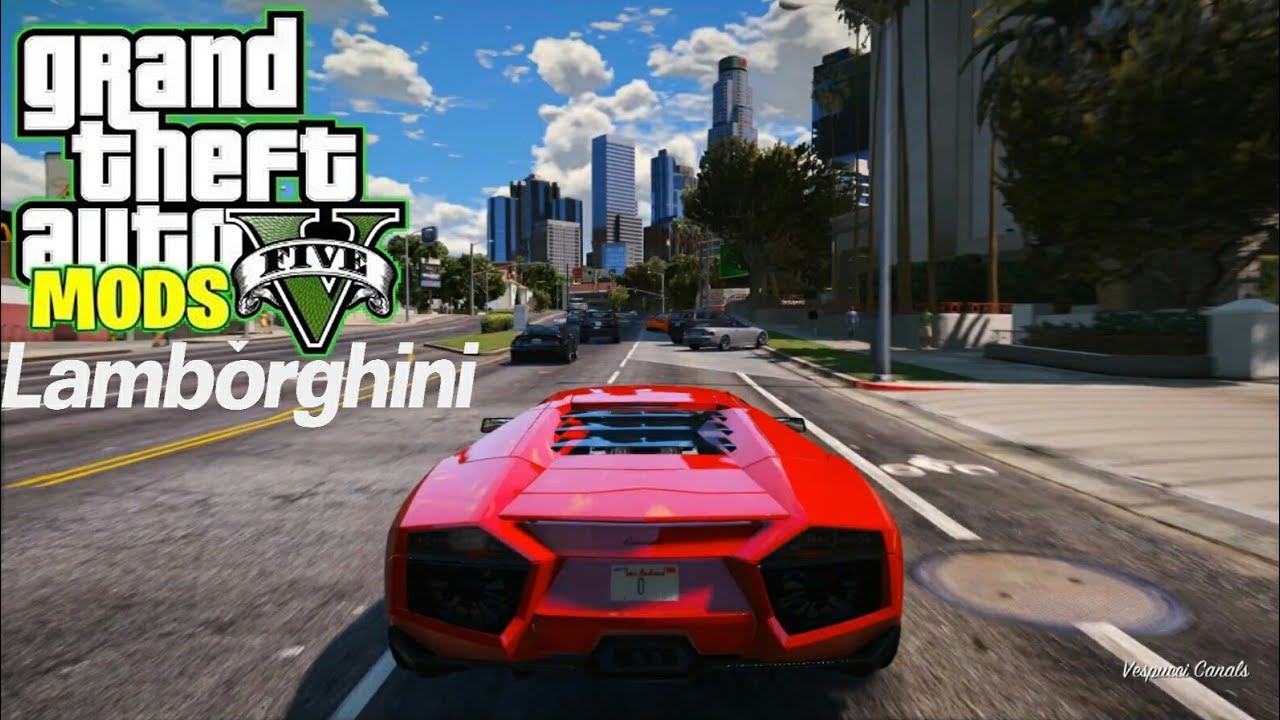 Lamborghini Car Mod | Gta 5 Real Life Mods | High Graphics | Gameplay