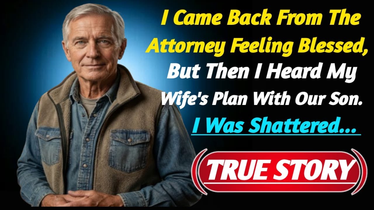 I came back from the attorney feeling blessed, but then I heard my wife's plan with our son.