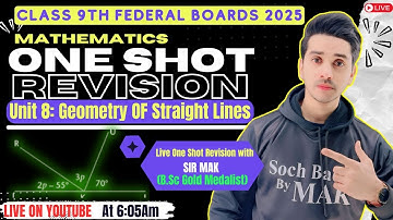 Class 9th Maths Chapter-08 One Shot Revision Class | Soch Badlo By MAK