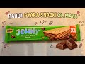Johny chocolate wafer biscuit asmr Most Popular Rainbow Sneakers unpacking chocolate Candybox#asmr