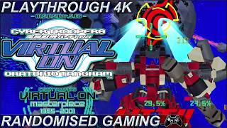 Cyber Troopers Virtual-On Masterpiece 1995~2001 Oratorio Tangram Arcade 1CC Raiden playthrough PS4