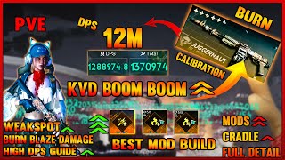 ONCE HUMAN 12M+ DPS KVD BOOM BOOM🔥 BURN BUILD &amp; MODS FOR KVD LMG WEAPON SHRAPNEL BUILD ONCE HUMAN